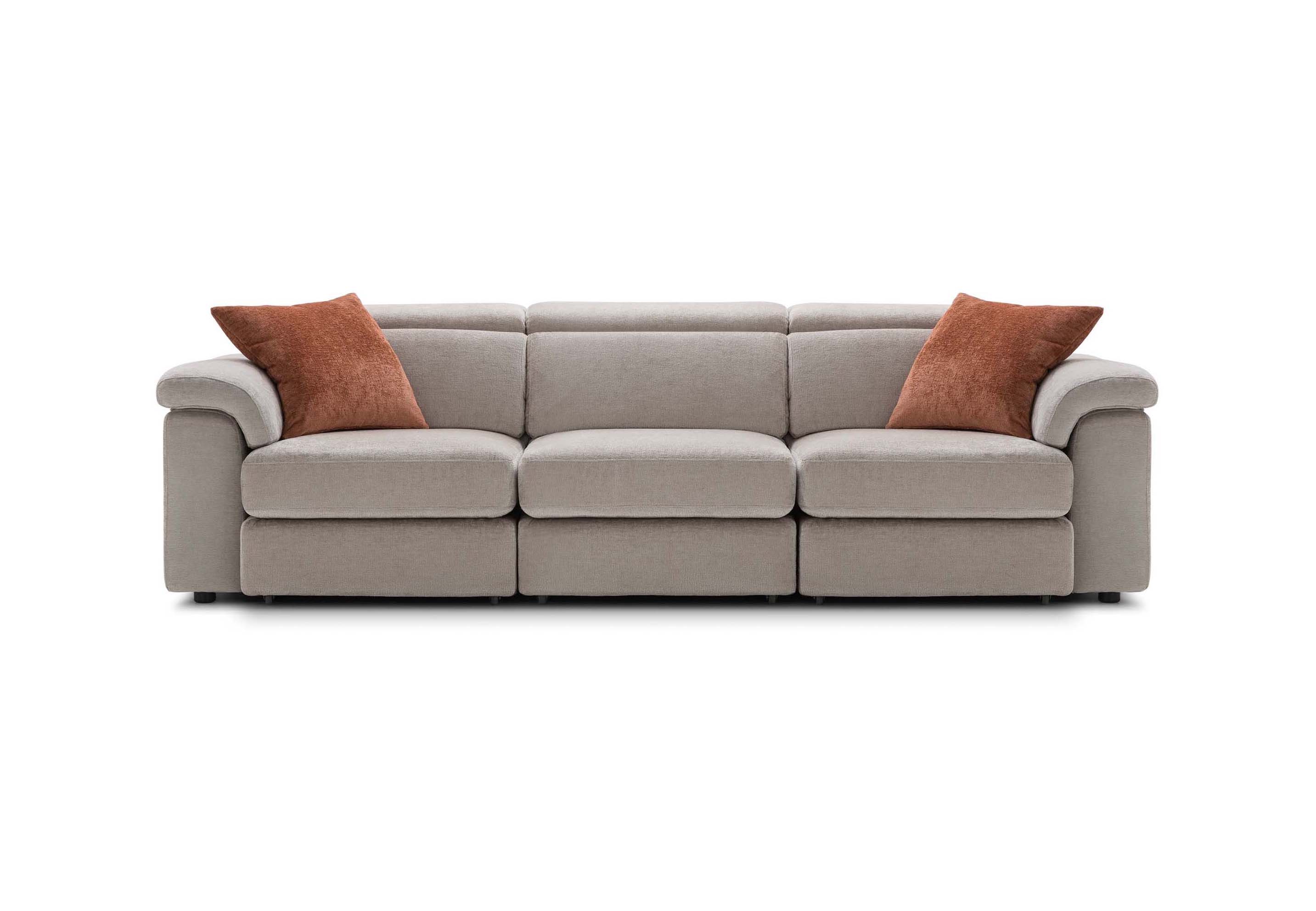Divano Joplin in composizione angolare Divano Joplin LeComfort con braccioli regolabili e schienale traslabile