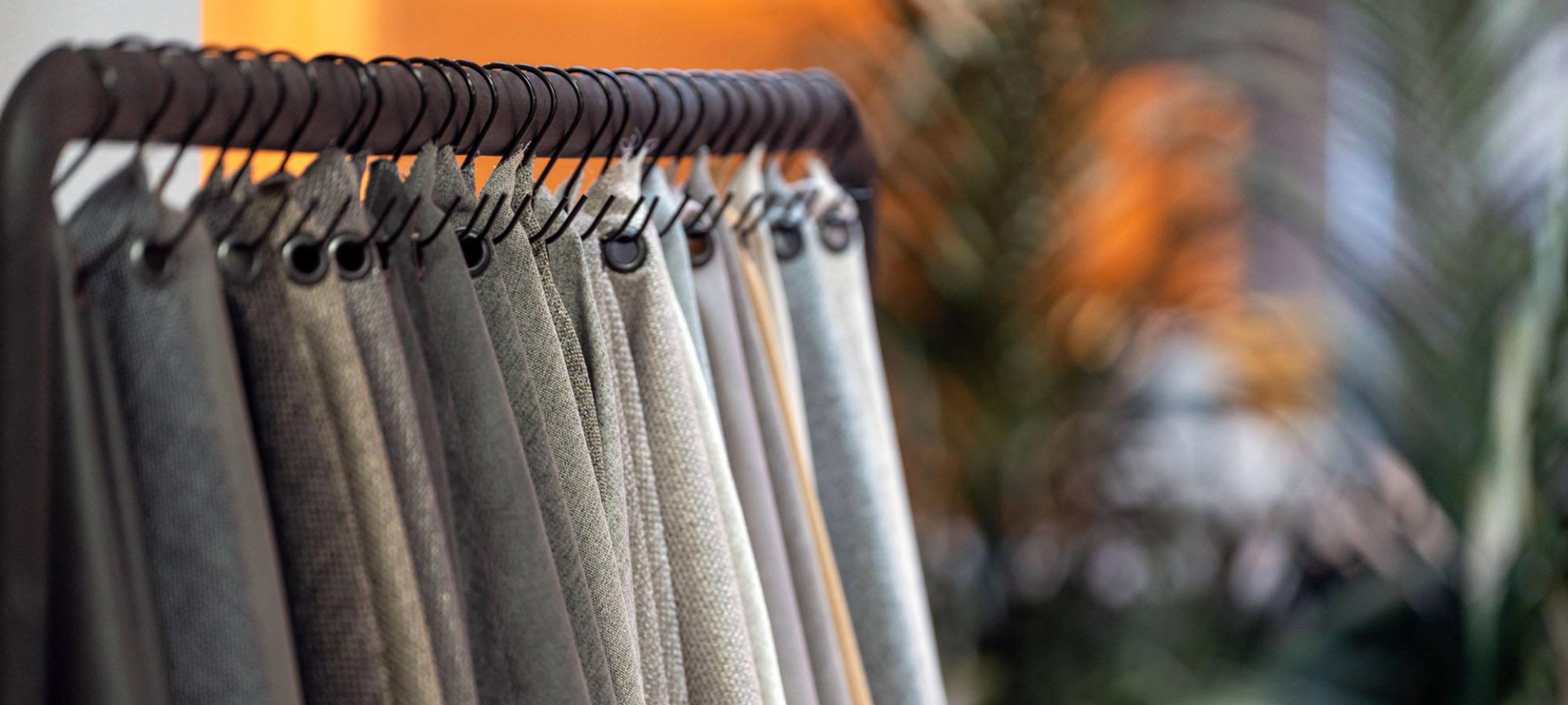 Tessuti e materiali di qualità Tessuti e materiali di qualità utilizzati in tutte le realizzazioni