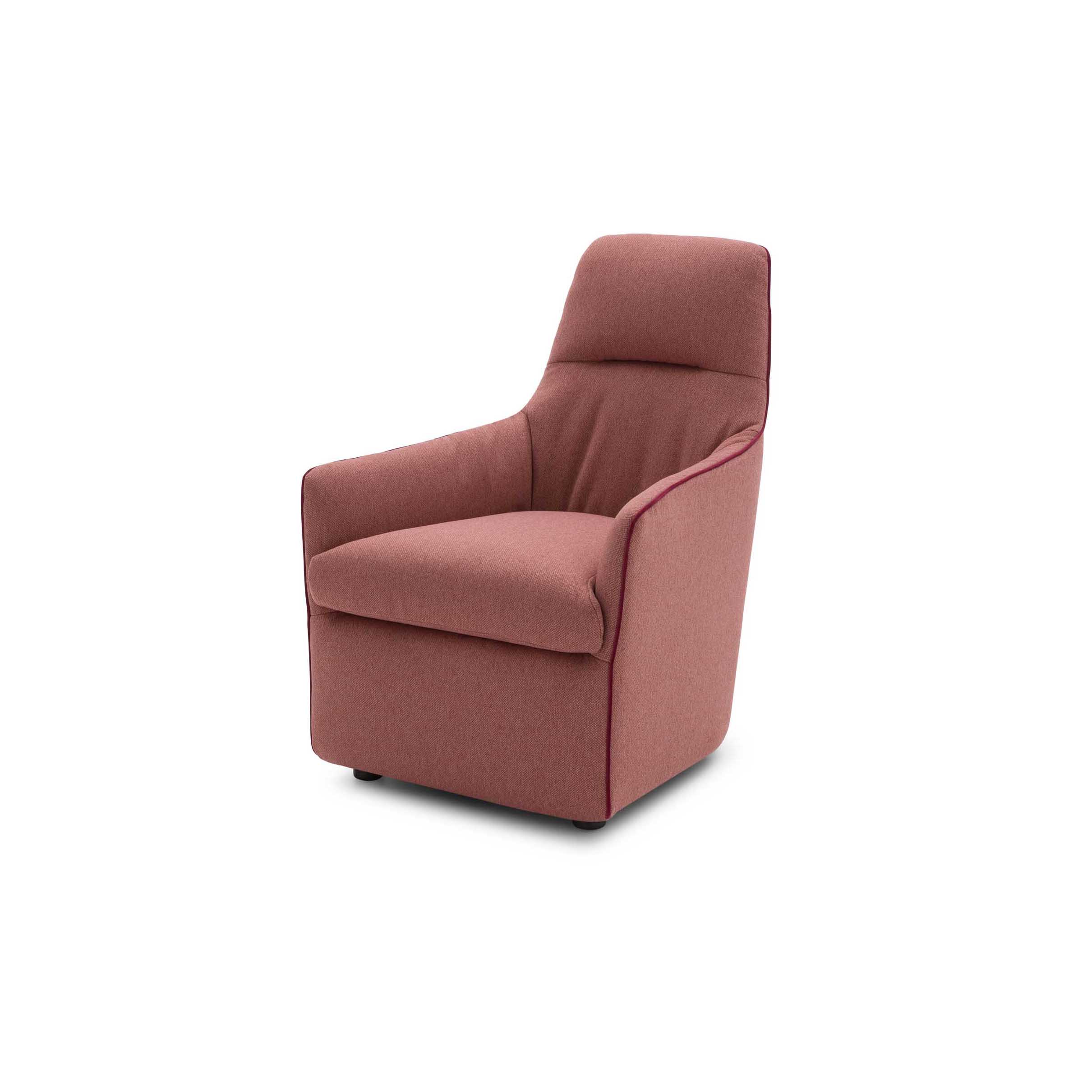 Poltroncina Bangkok LeComfort con schienale alto Poltroncina imbottita Bangkok LeComfort con schienale alto comoda