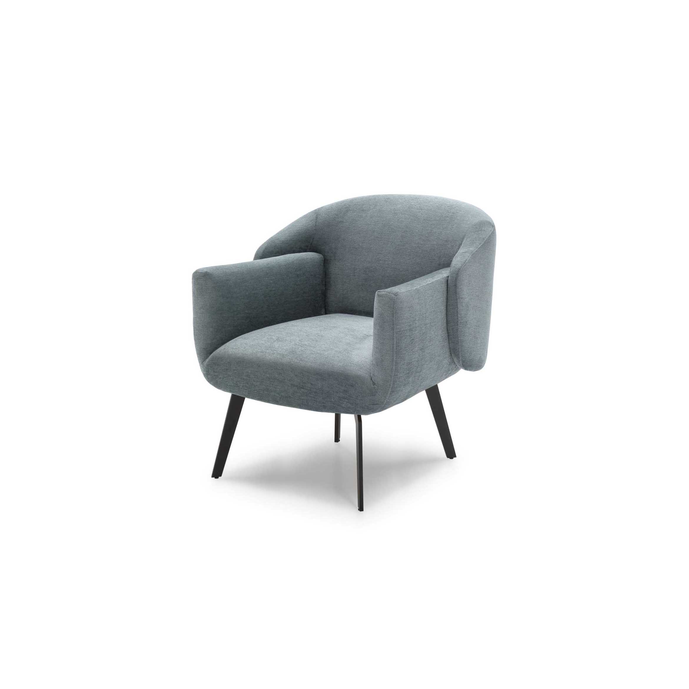 Wrap Poltroncina LeComfort Poltroncina Wrap LeComfort moderna con struttura fissa di colore carta da zucchero