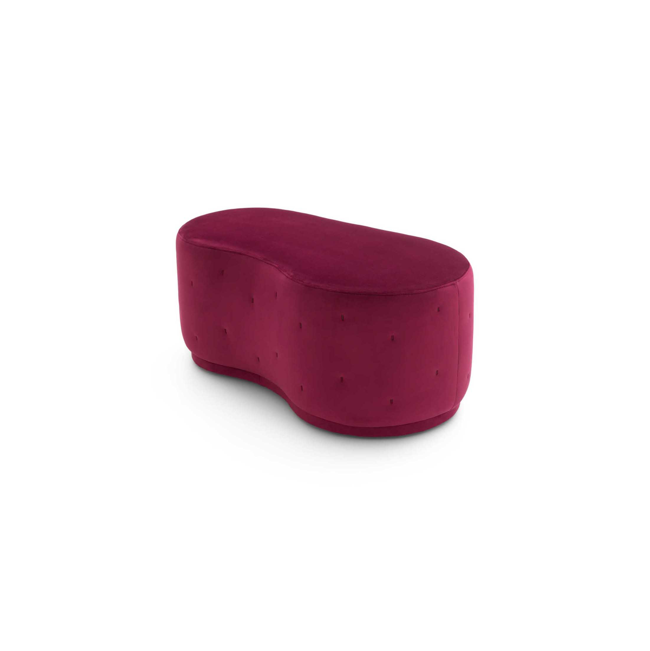 Pouf Pinto LeComfort Pinto Pouf LeComfort curvilineo con trapuntature